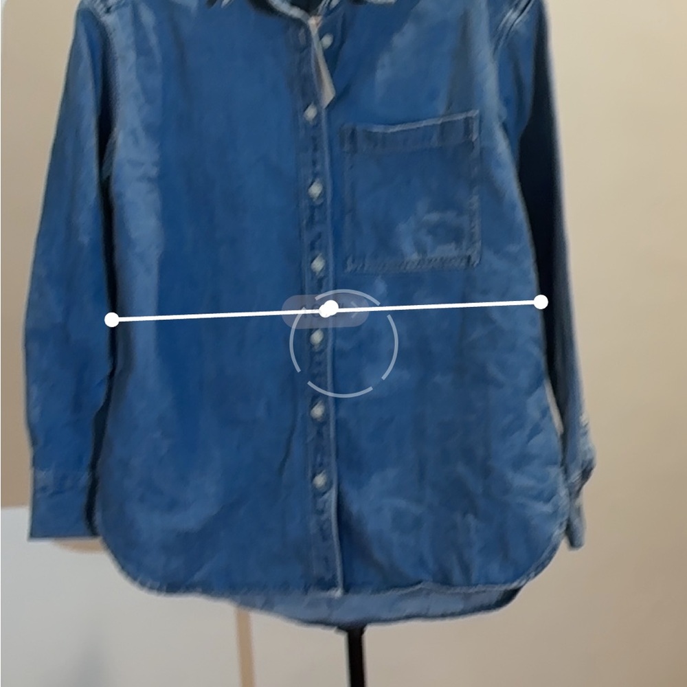 Banana Republic Blue Denim Shirt - Picture 5 of 5
